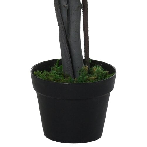 Wyld Haus Nito Artificial Rose Style Tree In Purple And White With Decorative Pot