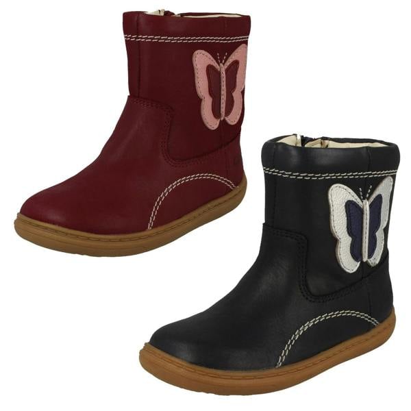 Clarks Girls Clarks Casual Boots Flash Midi T