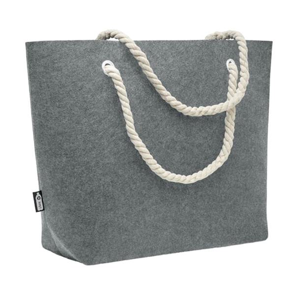 MidOcean Feltsea RPET Felt Beach Shopper Bag - Grey