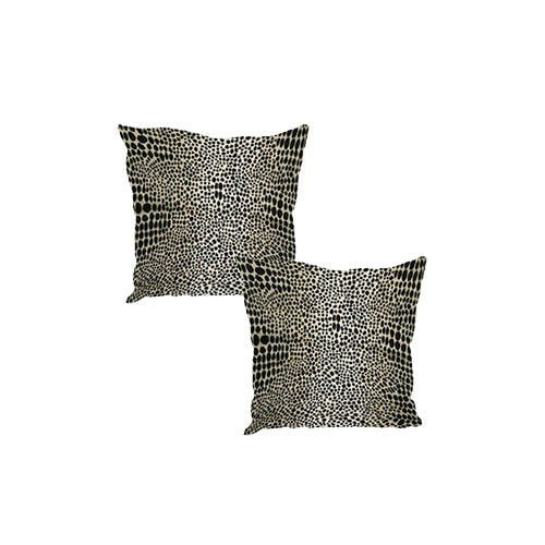 ISTOOLS Premium Leopard Print Ottoman Bench – Fabric Footstool & Coffee Table (Non-Storage)