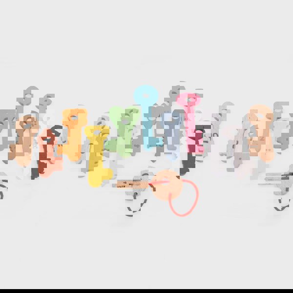 tickit Rainbow Wooden Keys