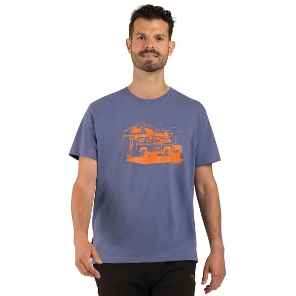 Trespass Mens Wonderer Casual T-Shirt - Bluestone - 