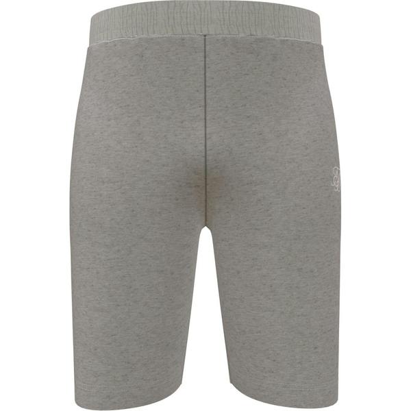 SikSilk Mens Logo Sweat Shorts - Grey Marl Marl - 