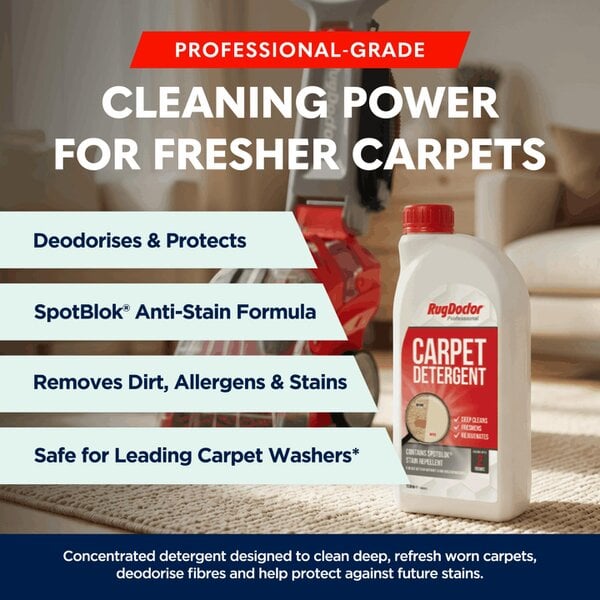 Rug Doctor Carpet Detergent with SpotBlok, 1 Litre