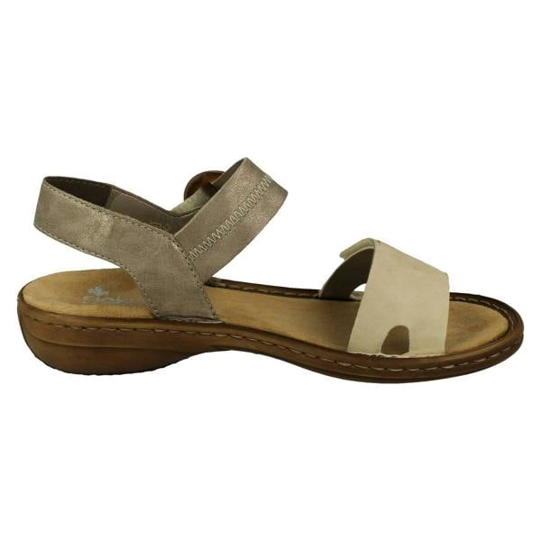 Rieker Ladies Rieker Buckle Detailed Sandals 608Z3