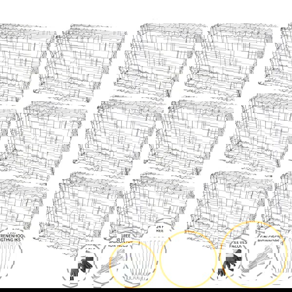 Monstershop Gabion Baskets 100 x 50 x 30cm / 6 Pack