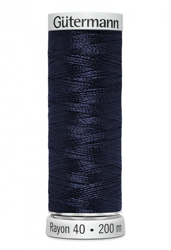 Gutermann No 40 Sulky Rayon Embroidery Thread 200m Rayon Thread Suitable For Embroidery