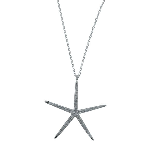 Sparkling Starfish Necklace - Reeves & Reeves