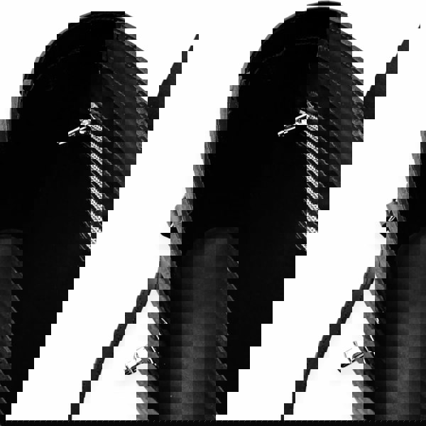 Zatchels Leather Mini Twist Lock Shopper Bag - Black