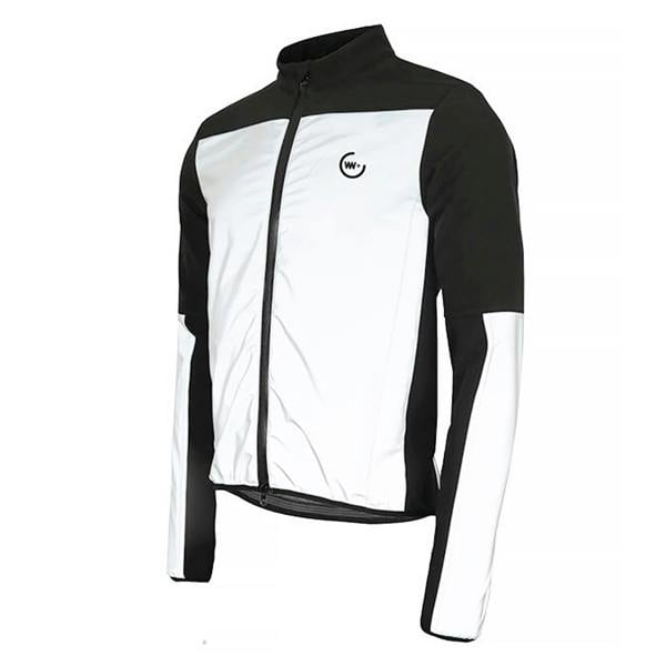 WOWOW Mens Ladies Santiago Full Reflective Windproof Cycling Breathable Jacket