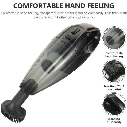 Havendro Powerful Car Vacuum Cleaner Wet/Dry Cordless Strong Suction Handheld Cleaning