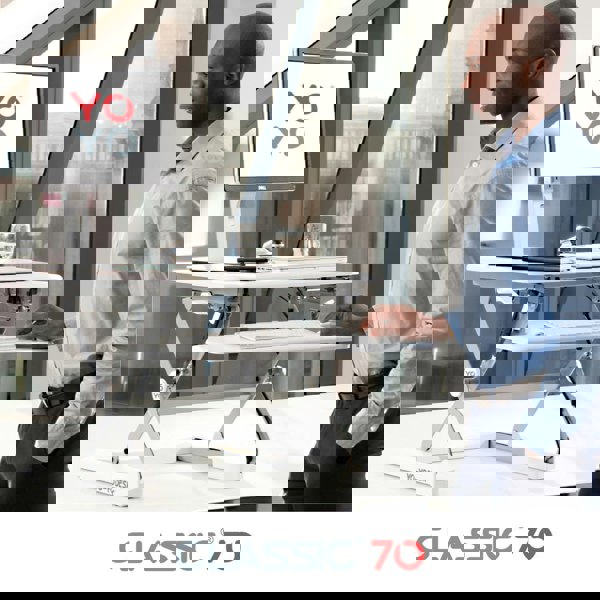 Yo-Yo DESK 70 Single Monitor Standing Desk Converter