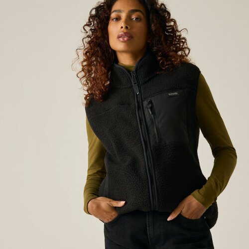 Regatta Womens Borg Longline Body Warmer - Black