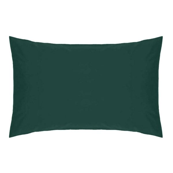 Belledorm Easycare Percale Housewife Pillowcase - Bottle Green