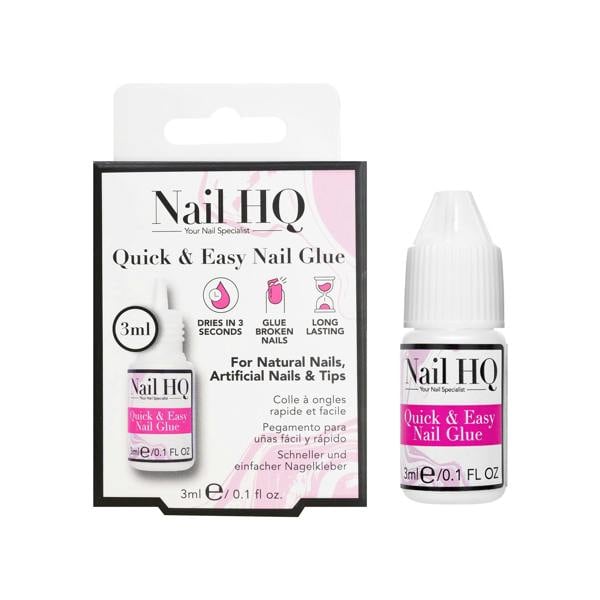 Nail HQ Quick & Easy Nail Glue – 3ml