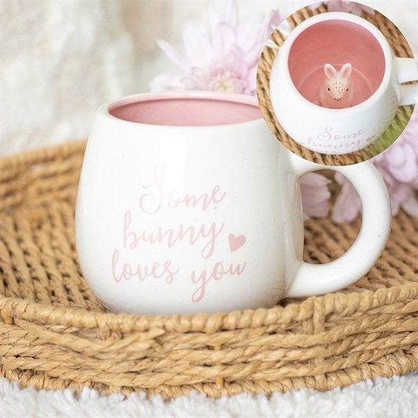 Serano Some Bunny Loves You Peekaboo Mug