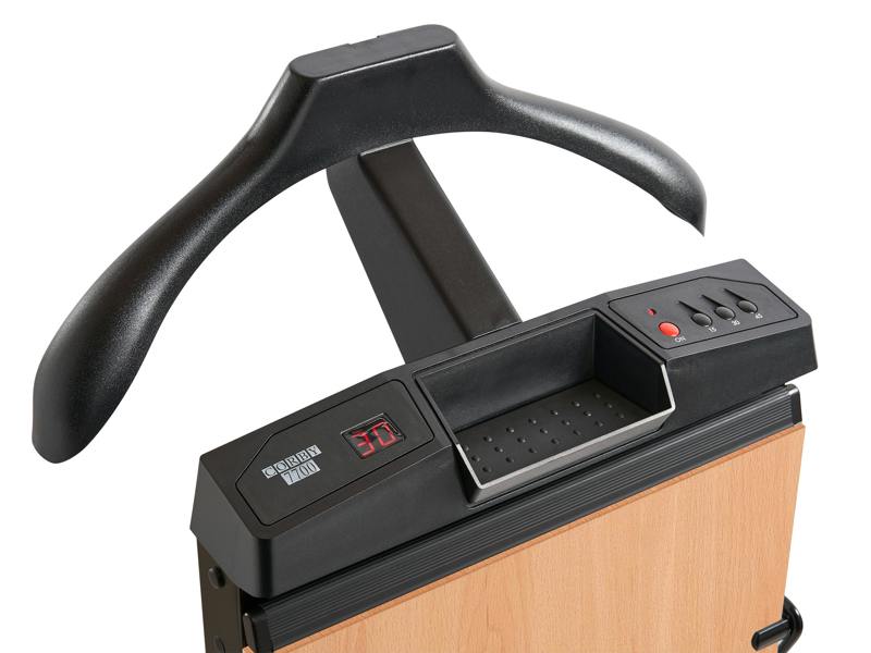 Corby 7700 Trouser Press in Beech - UK Plug