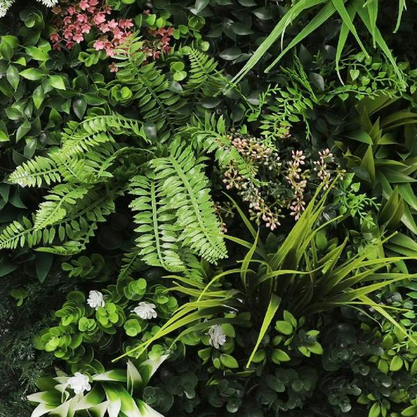 Premium Artificial Plants Green Wall Panel 1m x 50cm - Florence C - Evergreenery