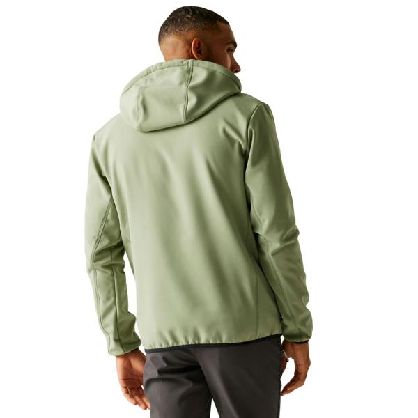 Regatta Mens Ossek Soft Shell Jacket - Oil Green - 
