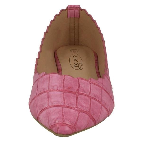 Spot On Ladies Spot On Pointed Toe Ballerinas F80457