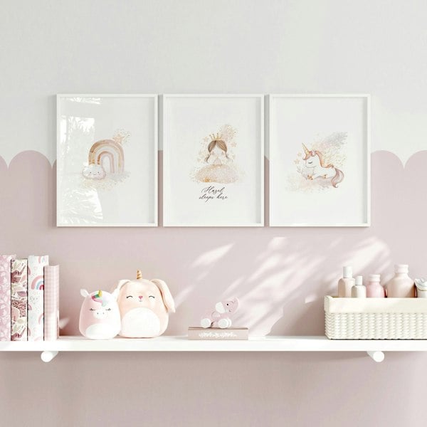 Prints Childrens Bedrooms | Set of 3 wall art prints