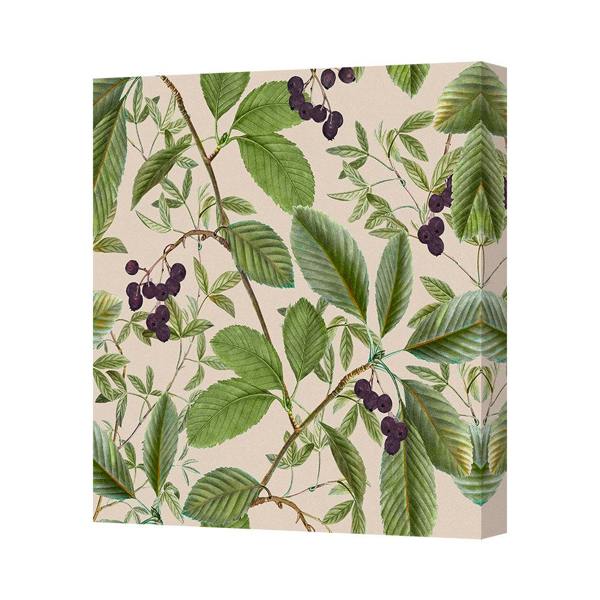 Benjamin Tate Design Contemporary Botanical Canvas Art Print With Gallery Frame UK Handmade