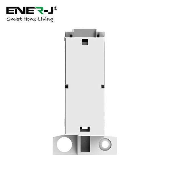 ENER-J 1G Grid Switch Compatible with Click MiniGrid Satin Chrome Finish