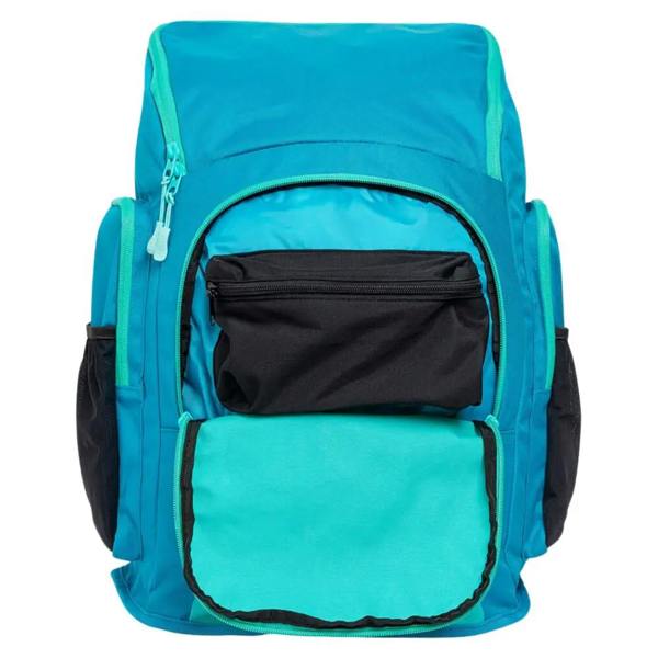 Funkita Mint Machine Space Case backpack in teal and black with compartments