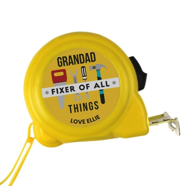 Personalised Memento Company Personalised Fixer of All Things Tape Measure