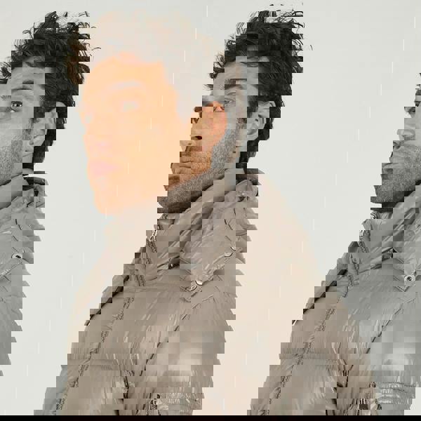 Brave Soul Taupe Hooded Padded Puffer Jacket with Detachable Hood - Taupe Image 4