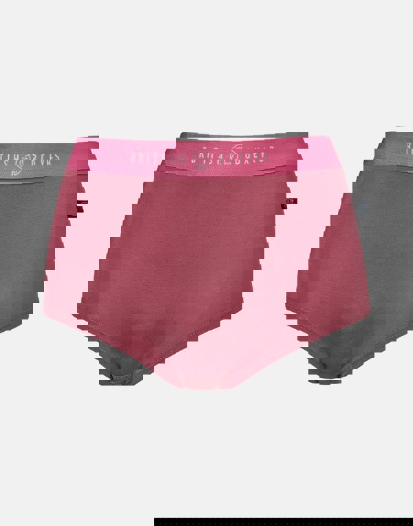 British Boxers Multipack 4 Pairs of Bamboo Hipster Boxer Briefs – Bunch of Roses