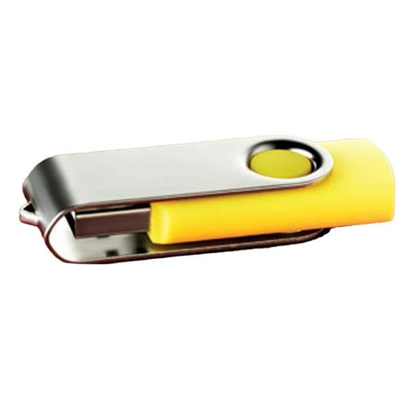 MidOcean Techmate Pendrive 16GB USB Flash Drive - Yellow - 