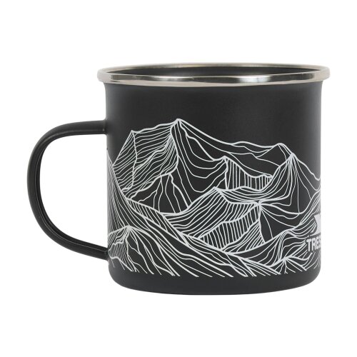 Trespass 500ml Mountain Mug - Matte Black