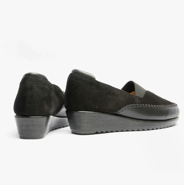 Comfortology DIA Womens Suede Shoes Black