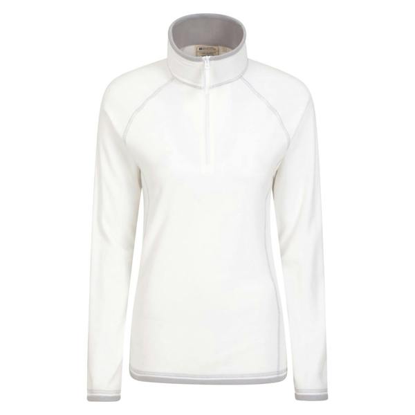 Mountain Warehouse Womens/Ladies Montana Half Zip Fleece Top - Beige