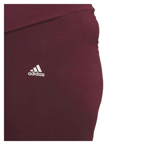 Adidas Womens/Ladies Fitted Leggings - Red - 