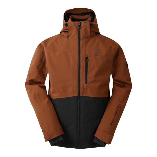 Dare 2B Mens Edge III Ski Jacket - Dark Brown/Black - 