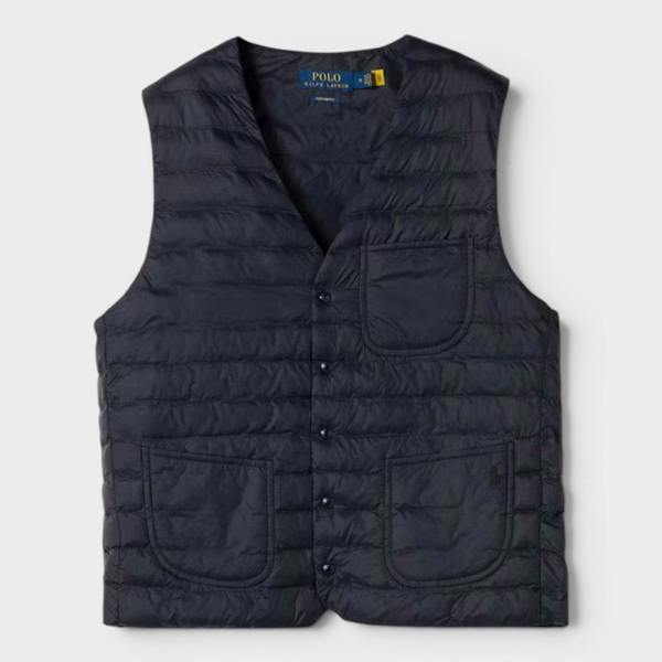 Ralph Lauren Polo Quilted Padded Gilet Jacket Navy