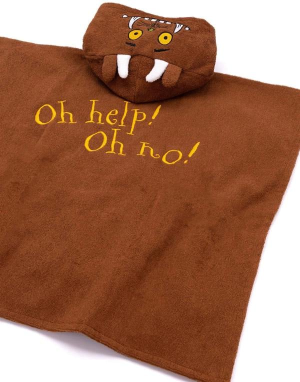 Vanilla Underground Gruffalo & Friends Unisex Kids Brown Poncho Towel (One Size)