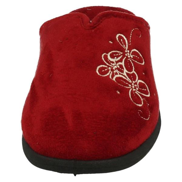 Padders Ladies Padders Wedge Heel Slipper Sable