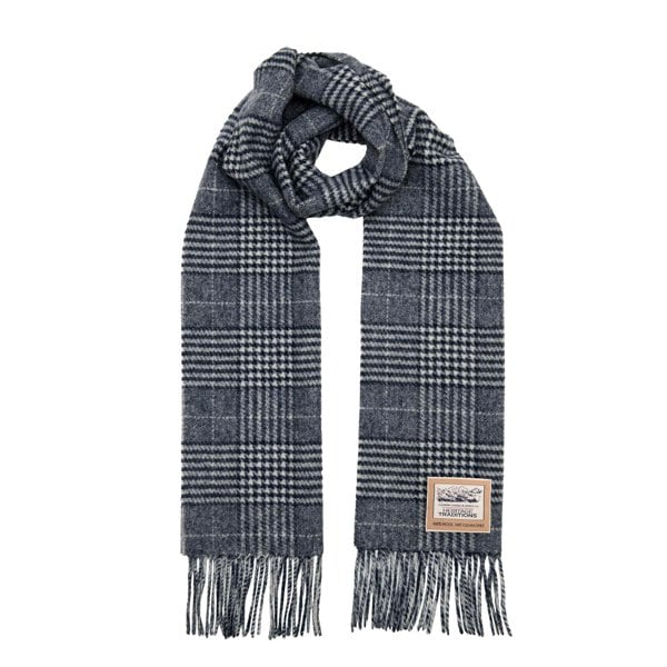 Heritage Traditions Prince of Wales Checked Wool Scarf