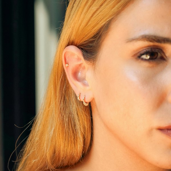 Spero London Sterling Silver Northern Star Piercing