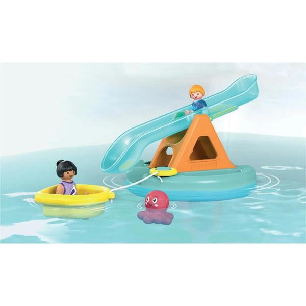 Playmobil JUNIOR AQUA: Water Seesaw with Boat - 71687 Playset