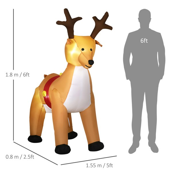 Inflatable  Reindeer