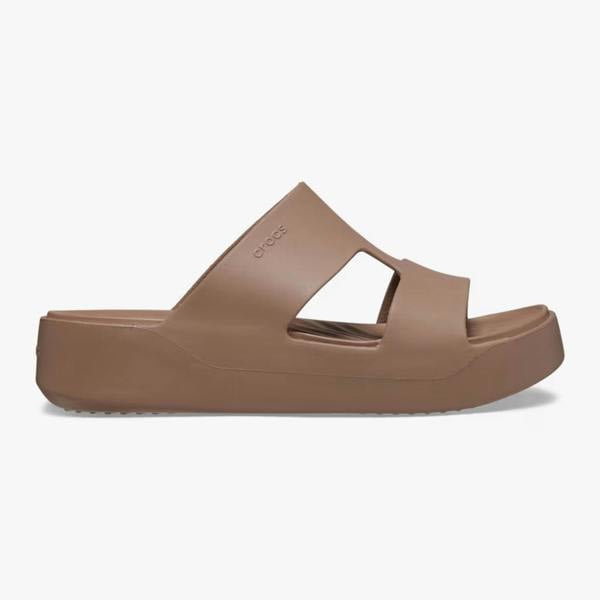 Crocs GETAWAY PLATFORM Sliders   in  Beige