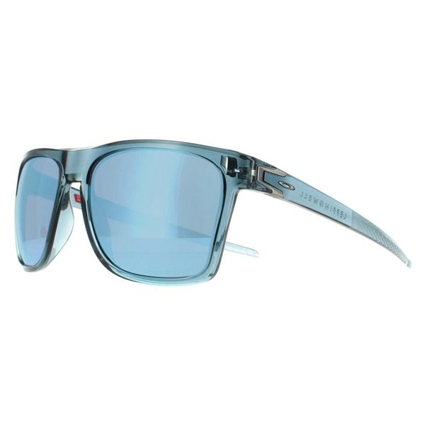 Oakley Sunglasses Leffingwell OO9100-05 Crystal Black Prizm Deep Water Polarized