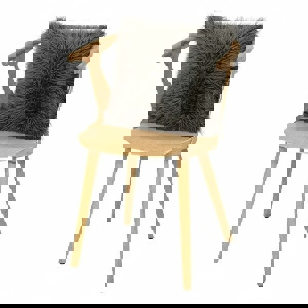 Infinity Leather Genuine Sheepskin Real Wool Single Sided Cushion