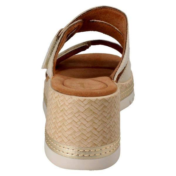 Clarks Ladies Clarks Wedge Heel Mule Sandals - Kidiki Cove