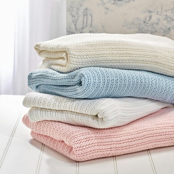Scotts of Stow Cotton Cellular Blanket