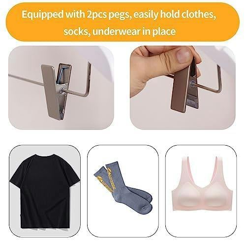 HYGRAD BUILT TO SURVIVE 12 Children's White Wooden Coat Hangers Baby Toddler Clothes 360 Swivel Hook With Clips Kids Clothes Anti Slip